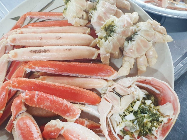  영덕 강구항 대게 맛집 다이버대게수산