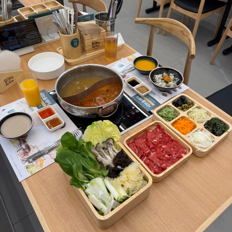 오산 맛집 갈곶동 점심 데이트는 샤브샤브 뷔페 샤브올데이
