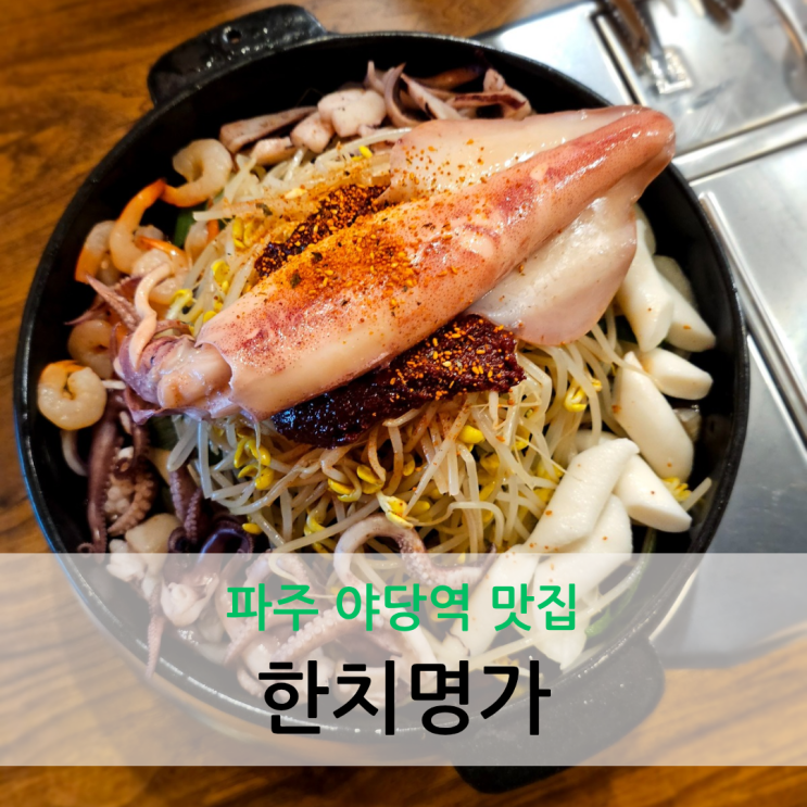  파주 야당역 맛집 제철 한치요리를 먹을 수 있는 한치명가