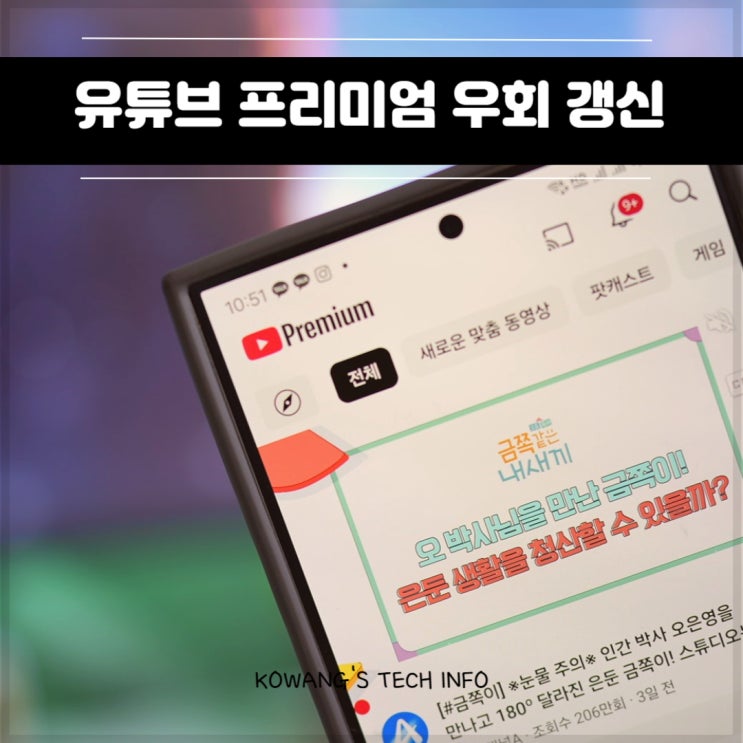  유튜브 프리미엄 우회 갱신 문제 해결