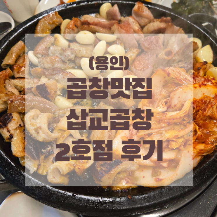  (용인) 푸짐하고 맛있는 곱창 맛집 '삽교 곱창 2호점'