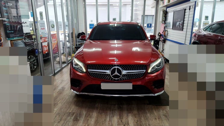  벤츠 GLC X253 순정 모니터 탈거 직구 카플레이 장착