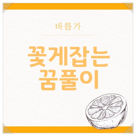꽃게잡는꿈 먹는꿈 해몽 총정리