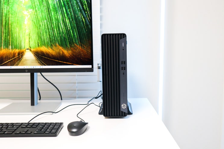 사무용 미니 <b>데스크탑</b> 추천 HP Elite SFF 805 G9 실사용 후기