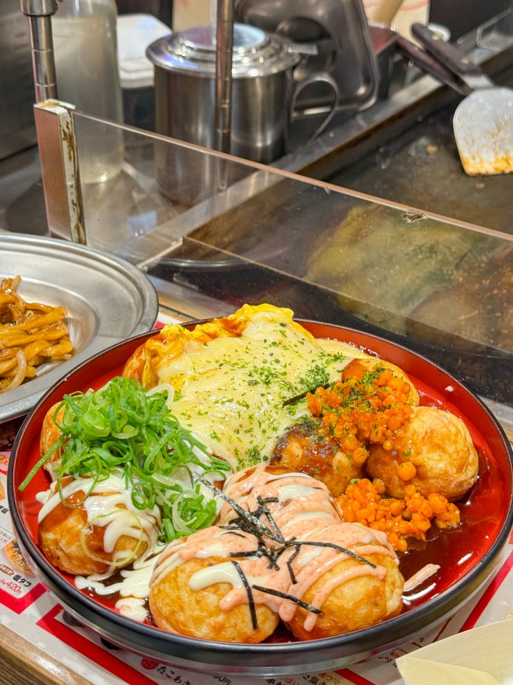  삿포로 타코야끼 맛집 타코토하이보루 야끼우동, 모듬타코야끼, 가격, 메뉴추천