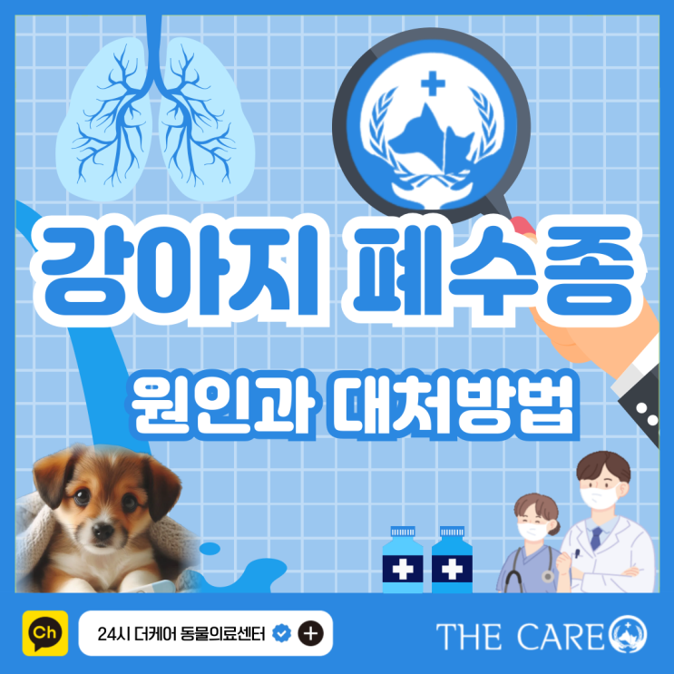  강아지 급성 폐수종 증상과 원인 대처 방법