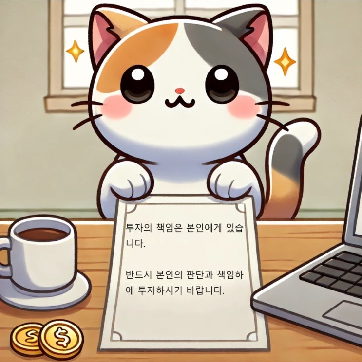  블로그에 오시는  분들께. (투자의 판단과 책임)