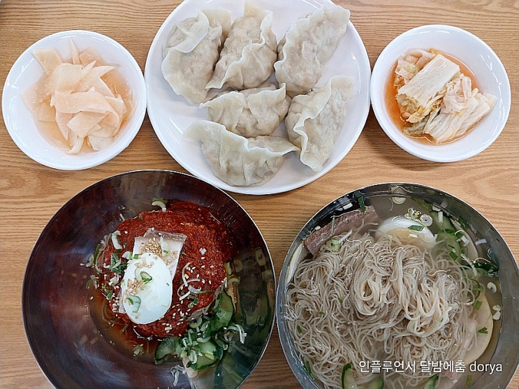 강남 평양냉면 이북식 손만두 수제 자가제면 진평면옥