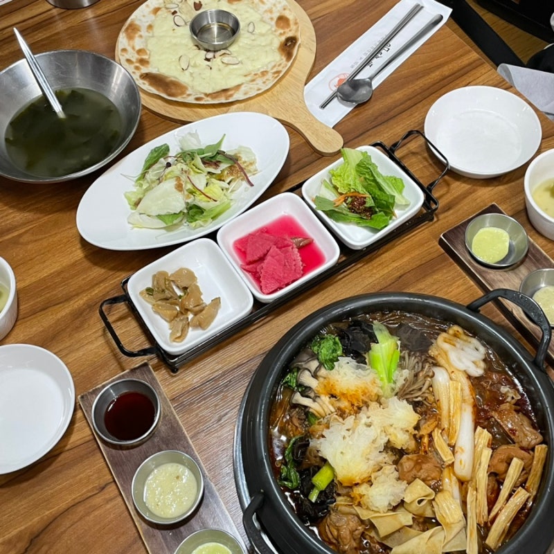대전찜닭맛집 탄방동 백선당(feat. 마라찜닭과 고르곤졸라)