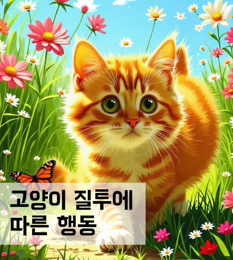  고양이 질투 어떤 행동이 나타날까?