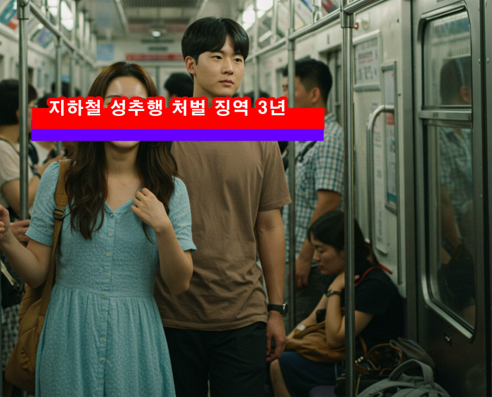 지하철 성추행 처벌 징역 벌금 영화관 직장 상사 추행 간음 권고 형량