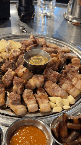  양산범어고기집 삼굽살 양산본점, 구워주는 맛집에서 먹부림하기