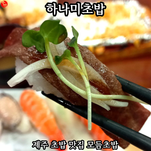 제주 초밥 맛집 신제주 노형 모듬초밥 하나미초밥