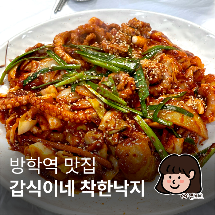  매콤탱글한 방학동 낙지볶음 갑식이네착한낙지