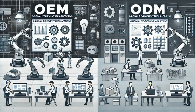  OEM(주문자 상표 부착 생산) vs ODM(제조자 개발 생산): OEM과 ODM 개념 및 차이