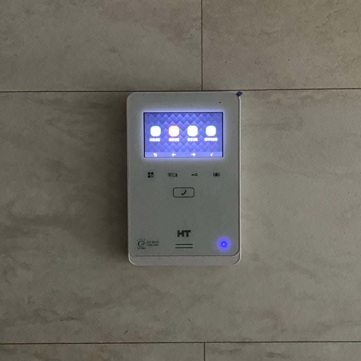  인천 미추홀구 신동아1차아파트 현대 비디오폰 HAS-R2041S 설치