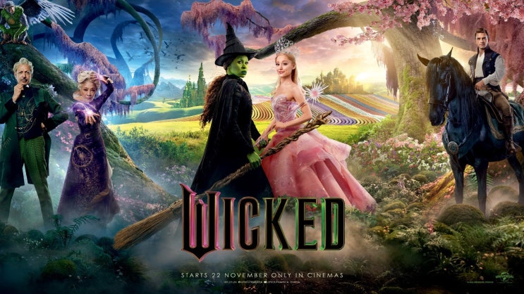  뮤지컬 영화 Wicked 위키드 관람평 : 숨겨진 영화 정보와 등장인물 관계도 솔직한 관람 후기