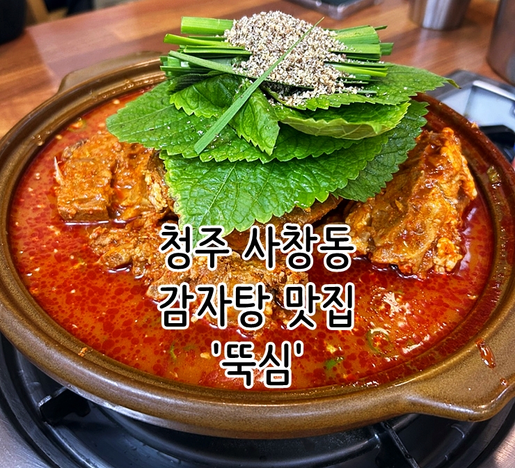  청주 사창동 감자탕 맛집 '뚝심'