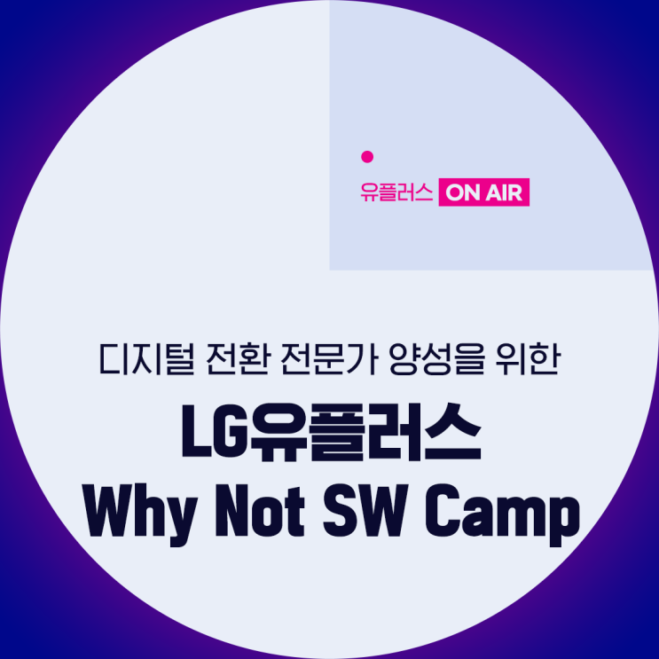 <b>디지털</b> 전환 전문가 양성을 위한 LG<b>유플러스</b> Why Not SW Camp