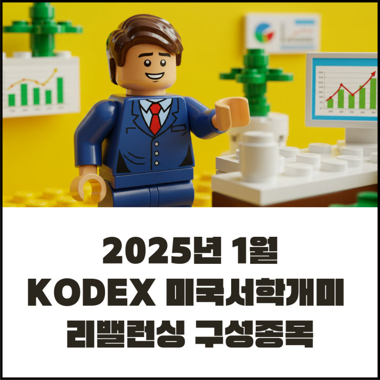  2025년 1월 Kodex 미국서학개미 리밸런싱 구성종목