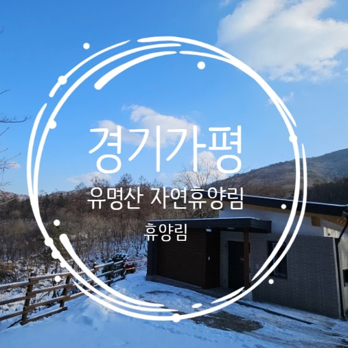 [가평] 유명산자연휴양림 반달곰 겨울에도좋은곳