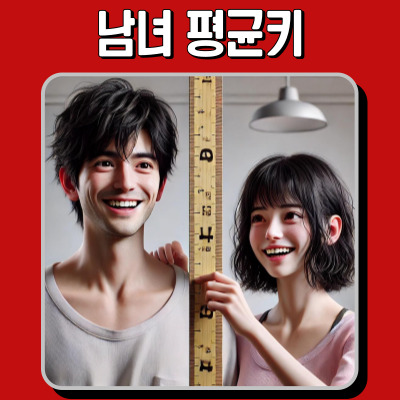 한국 남자, 여자 평균 키의 변화와 트렌드