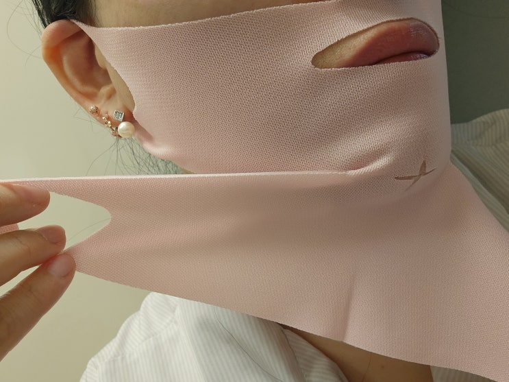  얼굴 리프팅 밴드 더하얀브이업 브이라인 마스크팩
