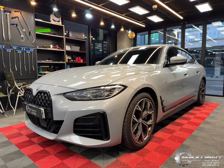  시흥 범퍼도색 BMW 뒷범퍼에 발생한 스크래치 복원
