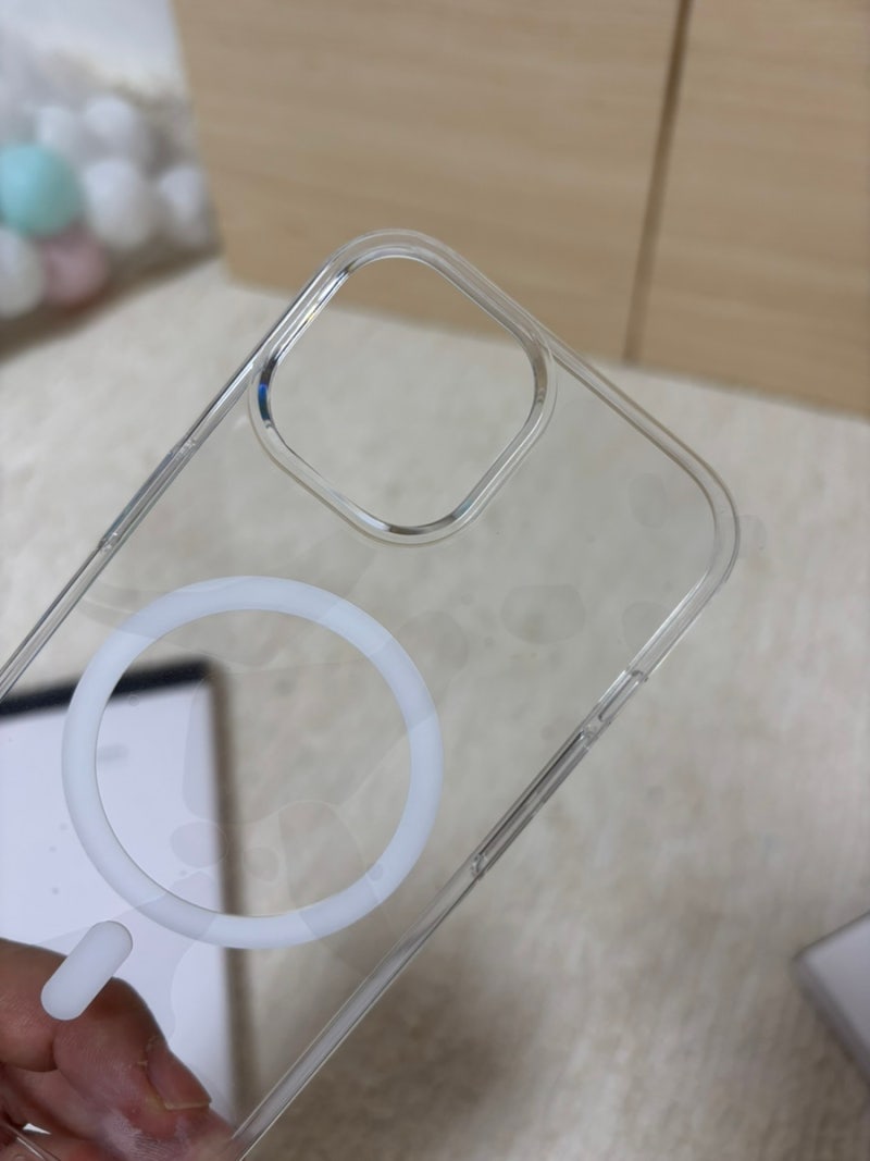 클로버나인 클로하이드 맥세이프 아이폰 15 투명 하드 맥세이프 케이스