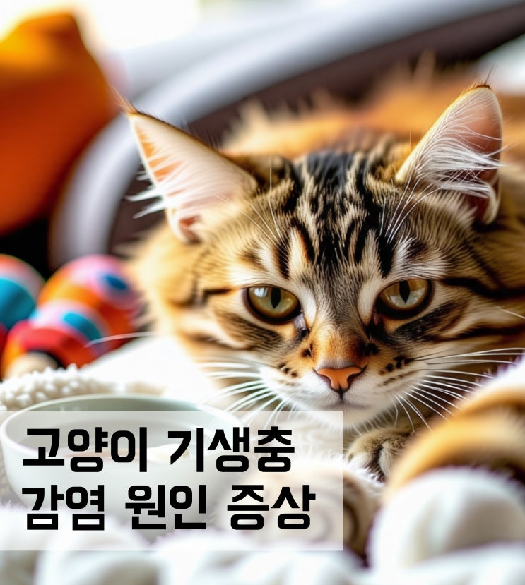  고양이 기생충 감염 원인 증상 및 대처법