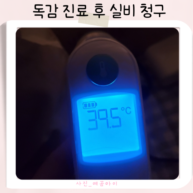 대학병원 독감 수액 치료 후