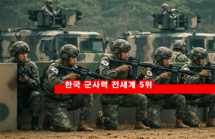  한국 군사력 순위 북한 일본 군사력 순위 병력 차이 최첨단 무기