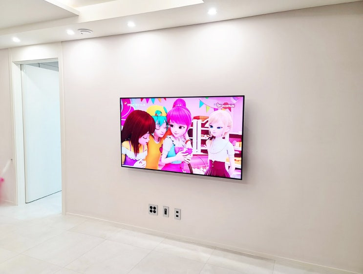 tv벽걸이설치 깔끔하게 진행하는 곳 소개드려요!