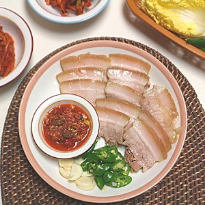 백종원 수육 맛있게 삶는 법 오겹살 수육 소스 새우젓 무침