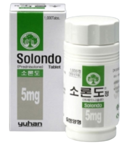  부신피질호르몬제 소론도정 효능 부작용 (# 스테로이드 약 효과, 문페이스)