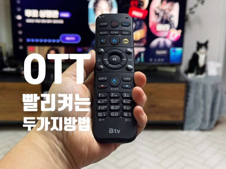 SK브로드밴드 BTV 티빙 바로가기 (비티비) TIVING 빨리 켜기 의외로 간단?!
