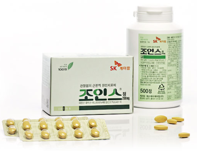  조인스정 200mg 성분과 효능 (# 위령선 괄루근 하고초, 무릎 퇴행성관절염약)