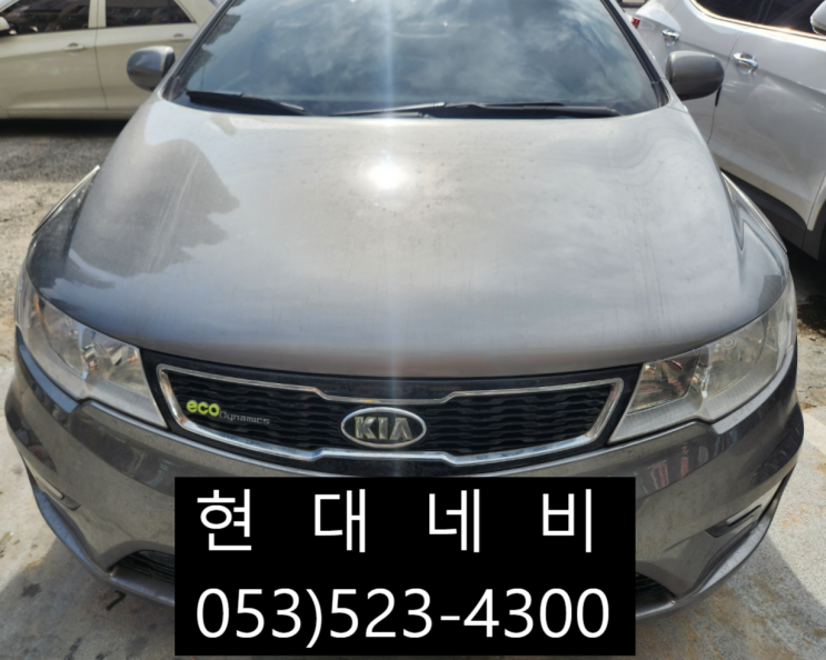  대구 기아 포르테 하이브리드 AVN 순정네비게이션 화면가로줄불량 화면백화불량 화면출력불량 수리