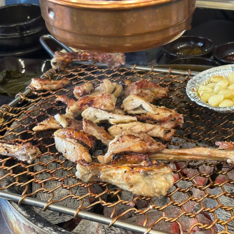 여수 닭구이 맛집 : 여수강촌토종닭숯불구이 죽림점 닭발, 닭목살도 추천!