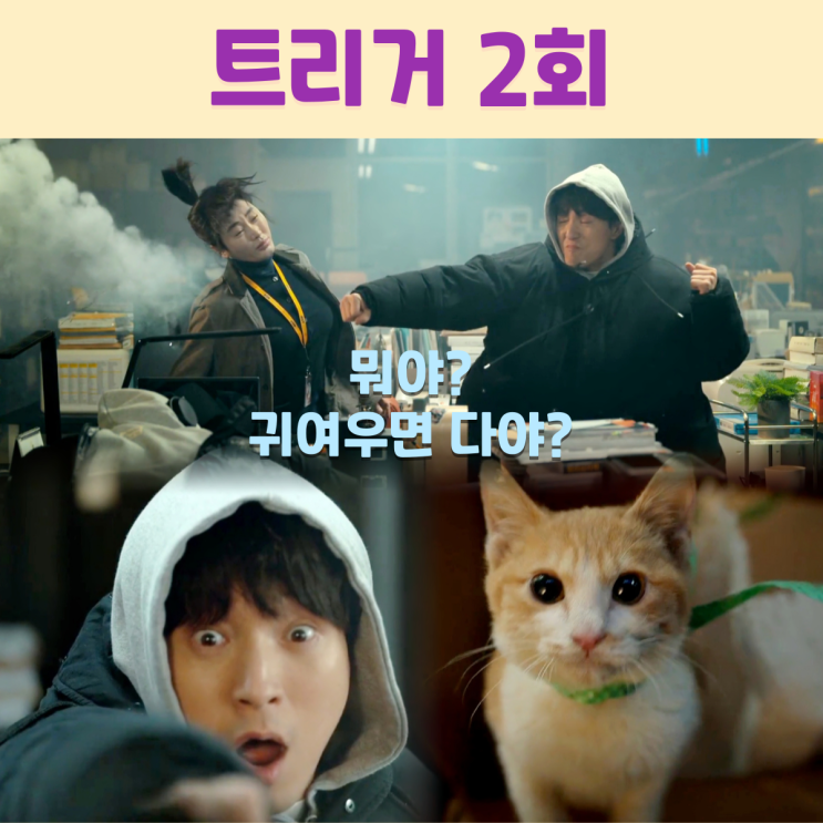 <<b>트리거</b>> 2회 고양이 사건 줄거리! 출연진 <b>김혜수 정성일</b>... 