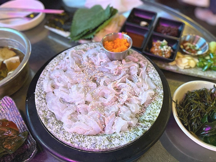  망원동 맛집 싱싱한 횟집 도다리 막회가 맛있는 해물장수