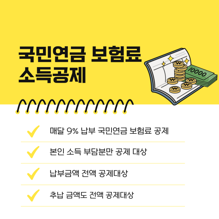  국민연금보험료 소득공제 한도 추납 두루누리
