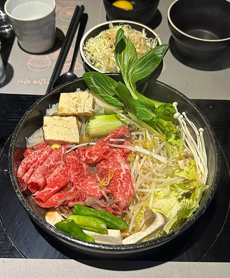  [영등포 맛집] 신선한 야채가 무한리필인 스키야키 맛집 ‘옥소반 영등포구청점’
