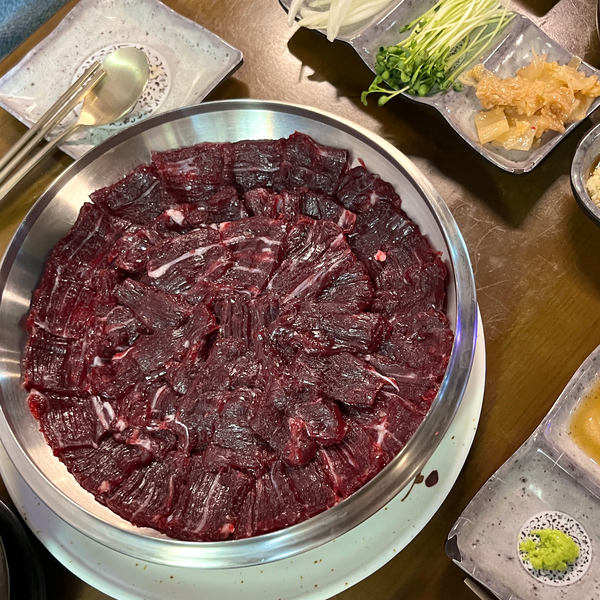  [대전 맛집술집/ 최애뭉티기 갈마본점] 한우 뭉티기와 육회비빔밥이 맛있는 곳