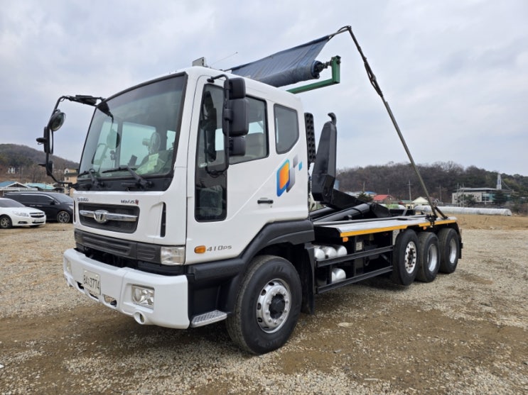  노브스24톤암롤 대우노브스 원쓰리암롤  1+3암롤  2013.6 195,000km 390마력 중고암롤 주행거리짧은암롤트럭 특트럭