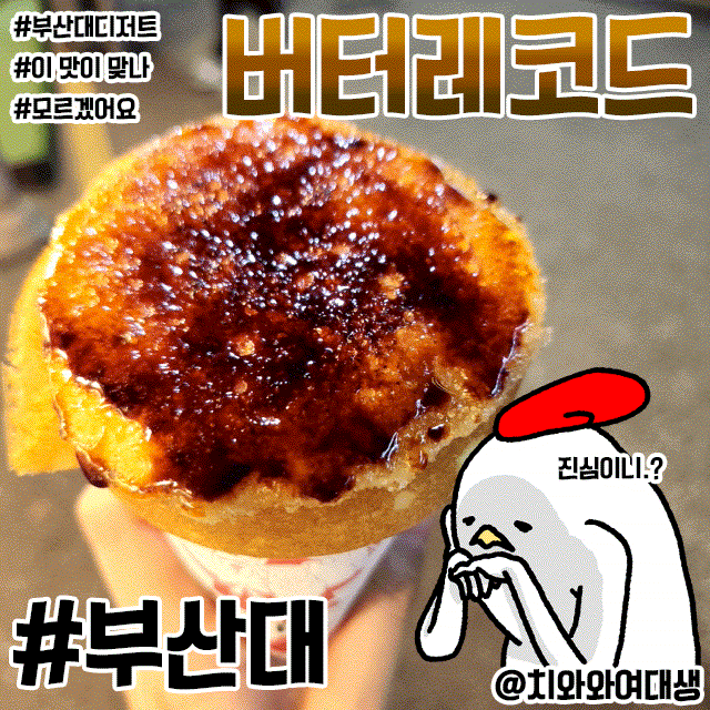  부산대 크레페 버터레코드 내돈내산 비추 디저트