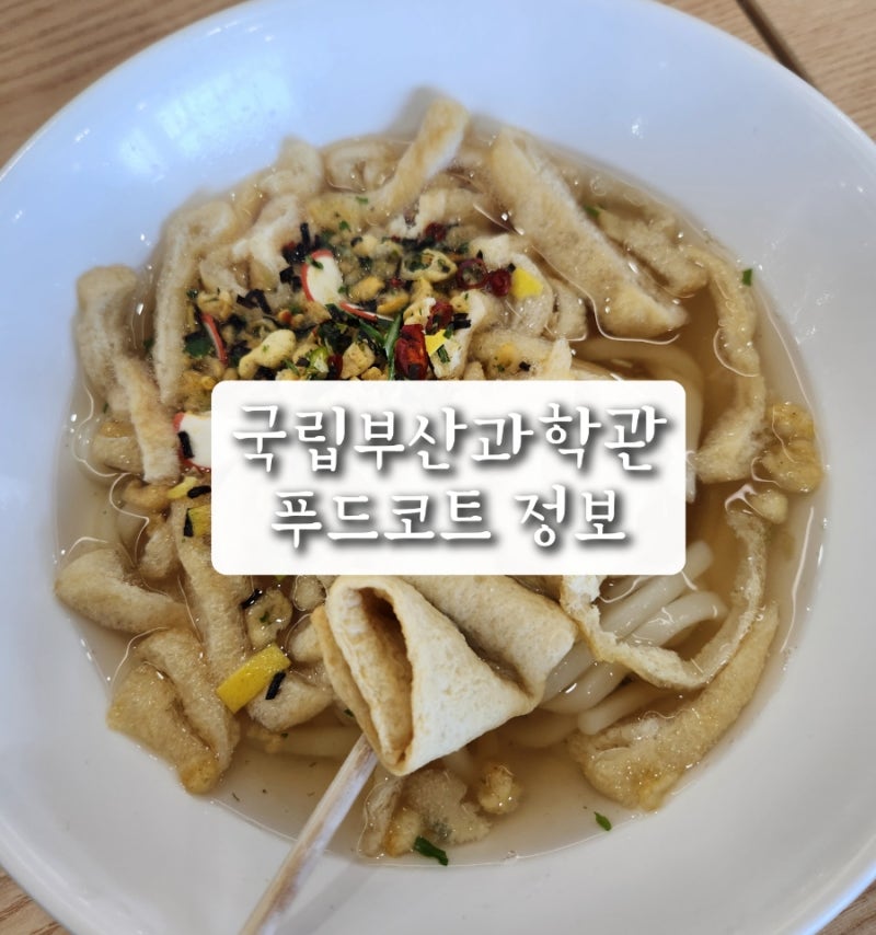 아이랑 간단한 식사가 가능한 국립부산과학관 푸드코트 이용 후기