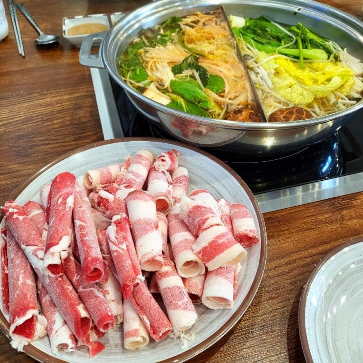  남위례역 맛집 가성비 소고기 무한리필 다담샤브샤브