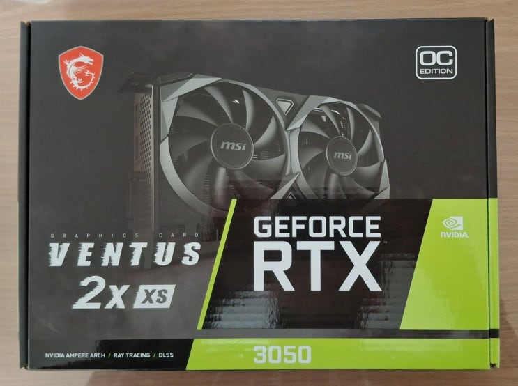  그래픽카드 장착 후기 RTX3050 8GB + 그래픽카드 장착하는 법