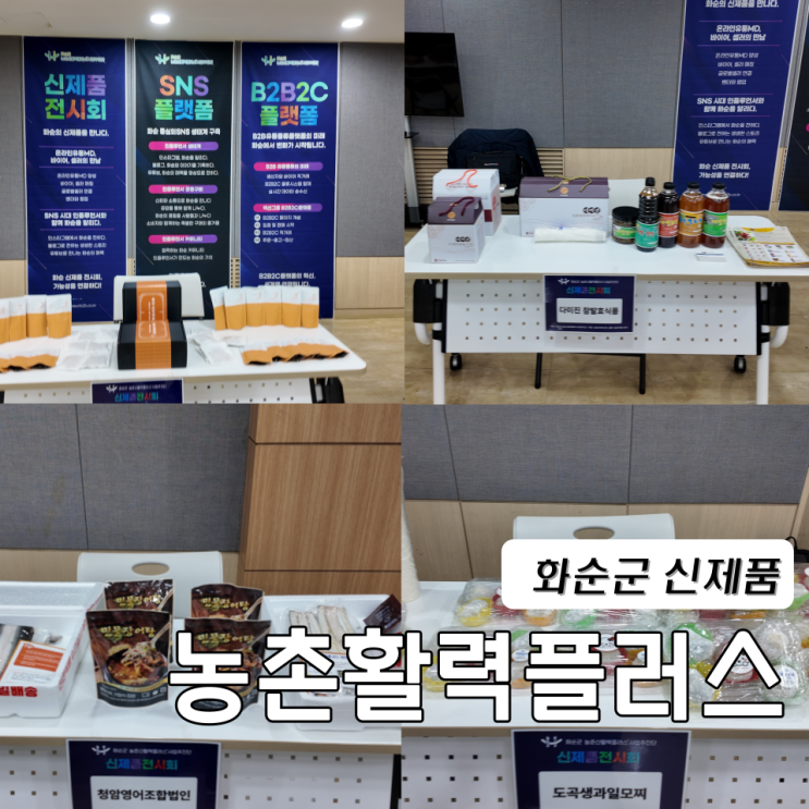  화순군 농촌신활력플러스 사업추진단 신제품 전시회 후기